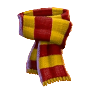 The scarf Gryffindor worn by Hermione Granger (Emma Watson) in Harry Potter  and the sorcerer's stone