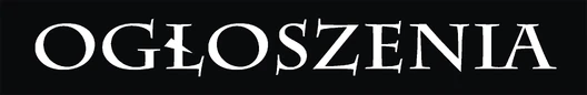 Ogłoszenia