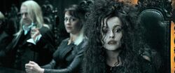 Bellatrix, Narcissa and Lucius during meeting