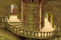 Geheimtreppe 4. und 7.