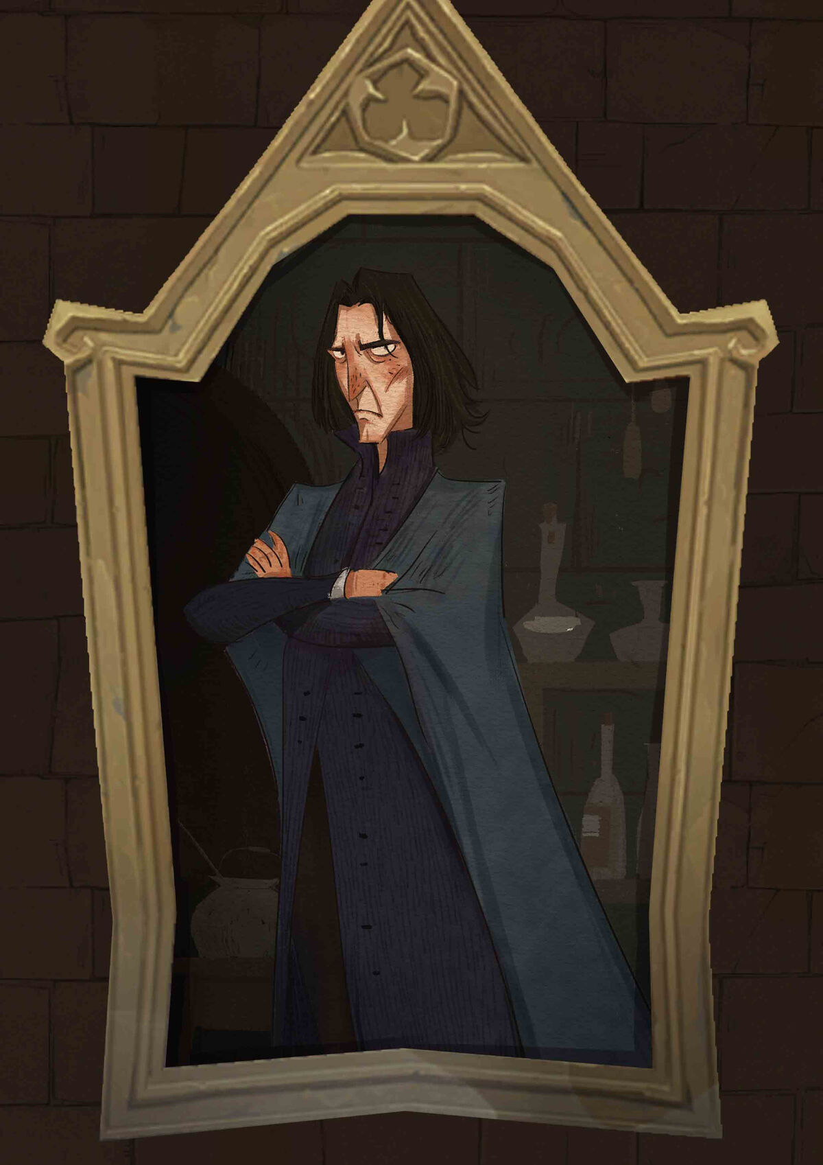 Severus Snape's portrait | Harry Potter Wiki | Fandom