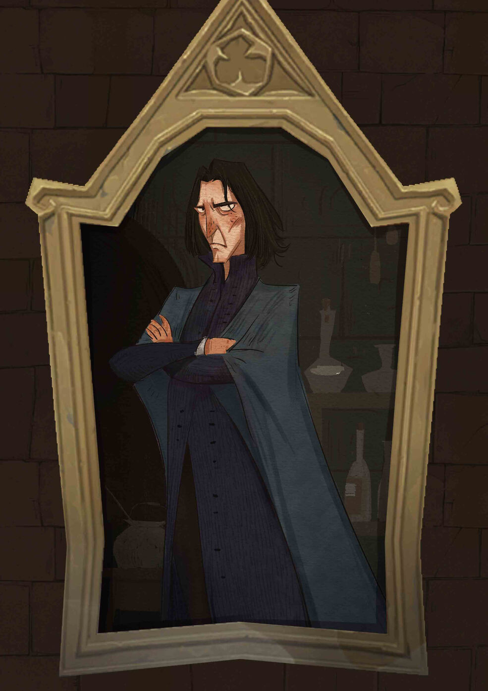A black haired wizard that stared at harry discount