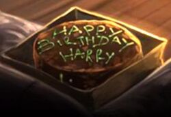Harry's birthday cake