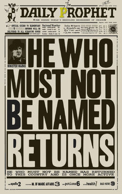 He who must be not be named returns