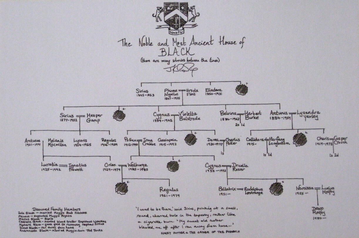House Of Black Harry Potter Wiki Fandom