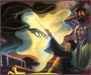Harry Potter übt die Benutzung des Patronuszaubers an einem Irrwicht an diesem Tag im Jahr 1994.