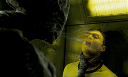 A  attempting to kiss Harry Potter