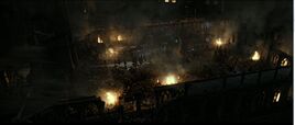 Courtyard battle