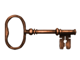 Rubeus Hagrid's cabin's key