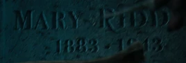 Mary Riddle grave
