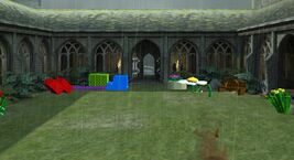 West Tower courtyard