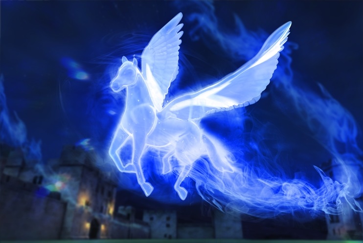 winged fire horse