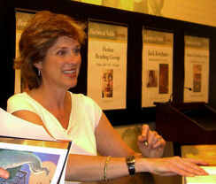 Mary GrandPré doing a book singing event
