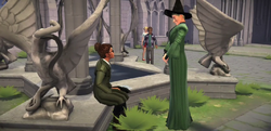 Olivia Green speaking to McGonagall HM742