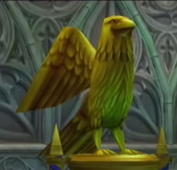 The Ravenclaw House point hourglass as seen in the console versions of 
