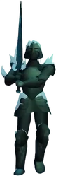 The Ice Knight while walking