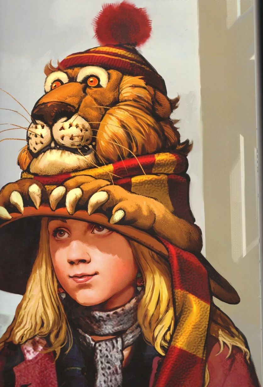 Luna Lovegood's liontopped hat Harry Potter Wiki Fandom