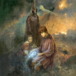 Una pintura que representa la vida de Illyius.