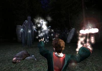 De spreuk zoals te zien in de derde videogame