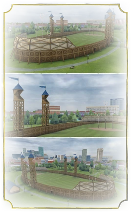 Communal Quidditch pitch