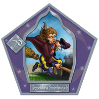 Cromo de magos plateado de Leopoldina Smethwyck