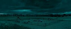 The park in  right before the Dementors arrive
