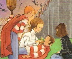 Мадам Помфри лечит ученика