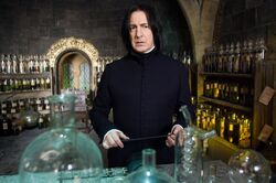 Severus in his classroom