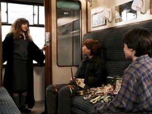 Hermione Ron e Harry Espresso per Hogwarts