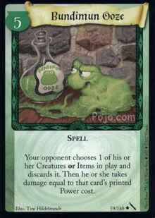 Bundimun Ooze (Harry Potter Trading Card)