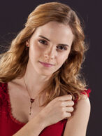 DH Hermione in her red dress