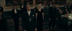 Grindelwald and the Acolytes at the Candidates' Dinner SOD