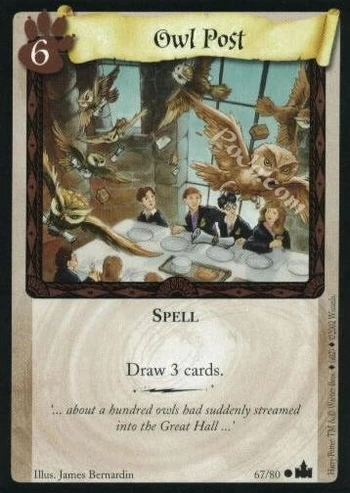 Owl Post (Trading Card) | Harry Potter Wiki | Fandom
