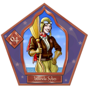 Jocunda Sykes Chocolate Frog Card