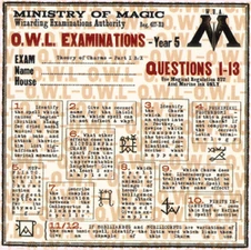 OWL exam paper