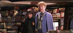 Harr Potter takes image with Lockhart