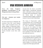 USA VERSUS JAMAICA (16 May 2014)