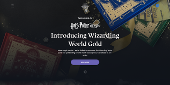 Site officiel du Wizarding World