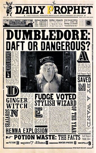 Daily Prophet Harry Potter Wiki Fandom