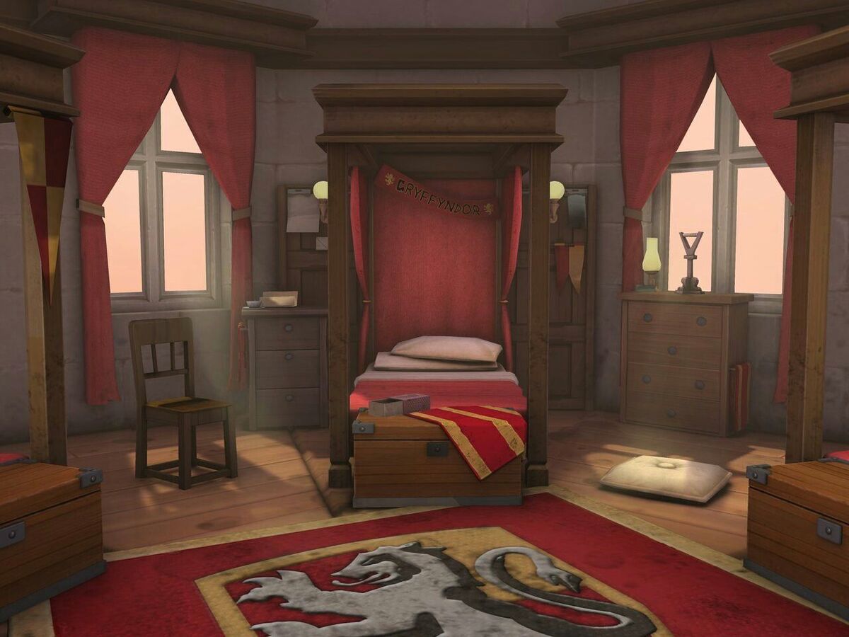 Lego harry potter clearance gryffindor bedroom