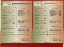 Menu Luchino