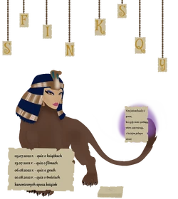 Grafika promująca SFINKSQy – quizy MHPW 2022.