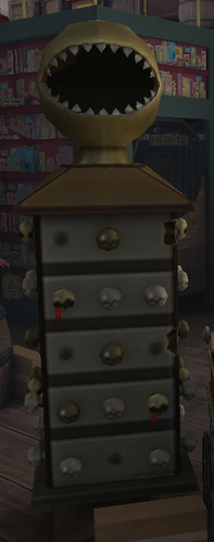 Biting Doorknob display