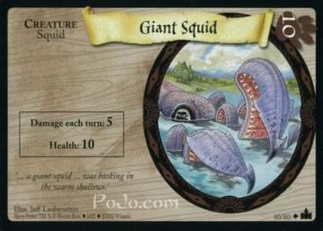 Giant Squid (Trading Card), Harry Potter Wiki