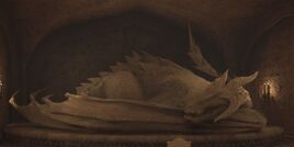 Sleeping Dragon Statue
