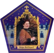 Cartão dos Sapos de Chocolate de Helga Hufflepuff em O Mundo Mágico de Harry Potter