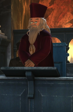 Dumbledore before the Wizengamot HM732