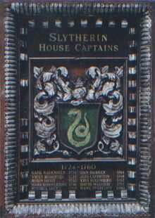 Slytherin Kapitäne Plakette 2