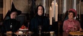 McGonagall Snape Umbridge Feast