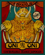 Cartel publicitario del oni.